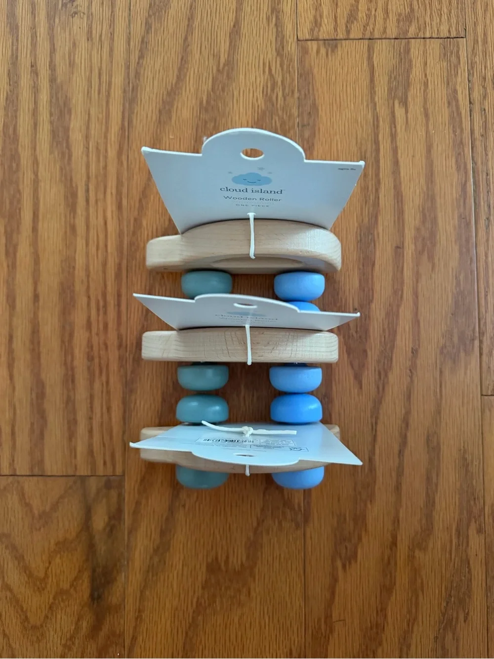 Brand new lot of 3 cloud island Wooden Car Roller Toy Cars Wheels Imaginative